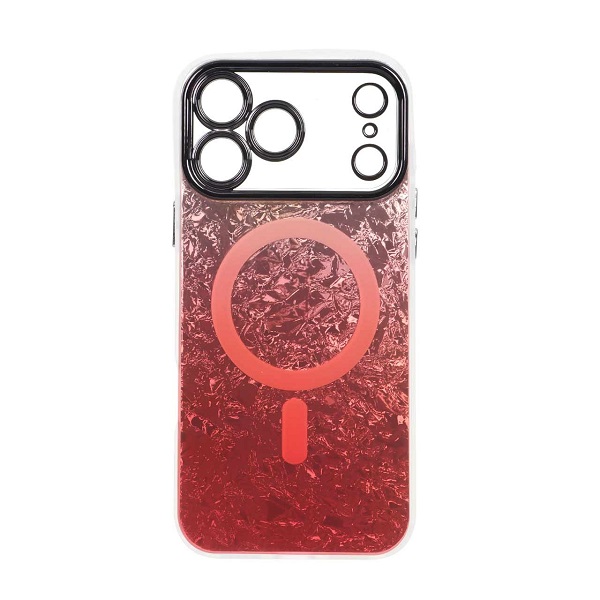 قاب ice طرح مگ سیف دور مات لنز شفاف Apple iPhone 17 Pro Max — تصویر ۲